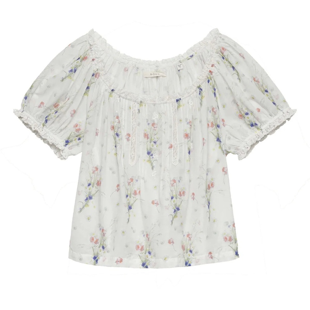 Doen Frederica Top Painted Bouquet